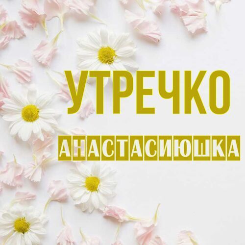 Открытка Анастасиюшка Утречко