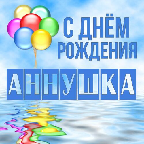 Открытка Аннушка С днём рождения