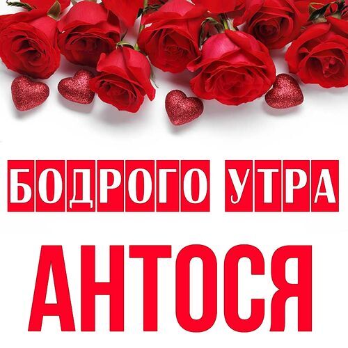 Открытка Антося Бодрого утра