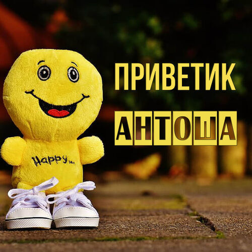 Открытка Антоша Приветик