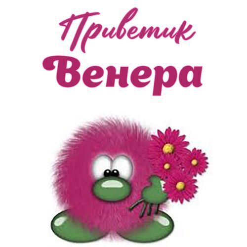 Открытка Венера Приветик