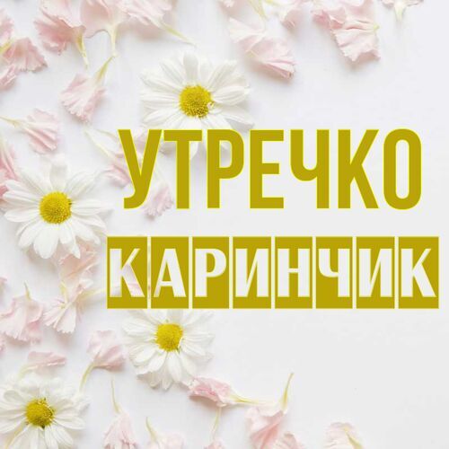 Открытка Каринчик Утречко