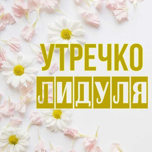 Открытка Лидуля Утречко