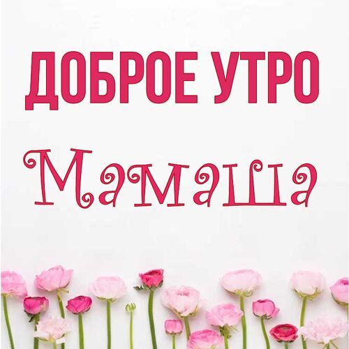 Открытка Мамаша Доброе утро