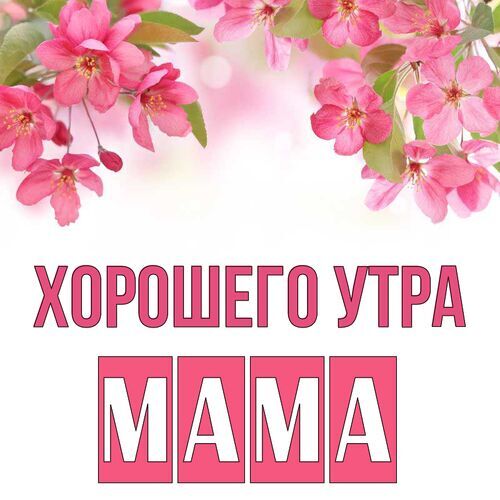 Открытка Мама Хорошего утра