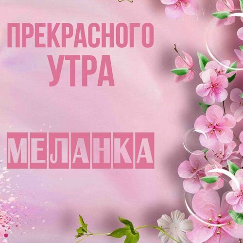 Открытка Меланка Прекрасного утра