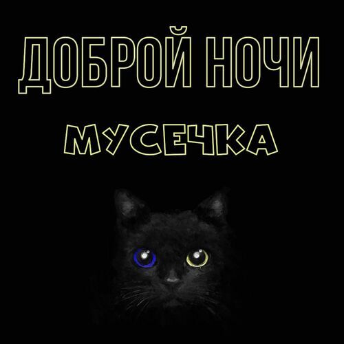 Открытка Мусечка Доброй ночи