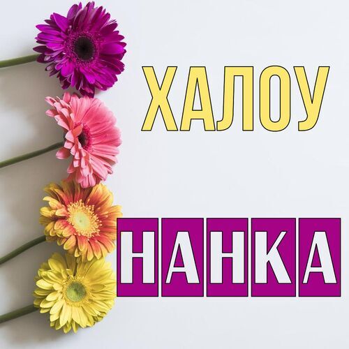 Открытка Нанка Халоу