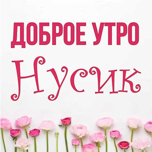 Открытка Нусик Доброе утро