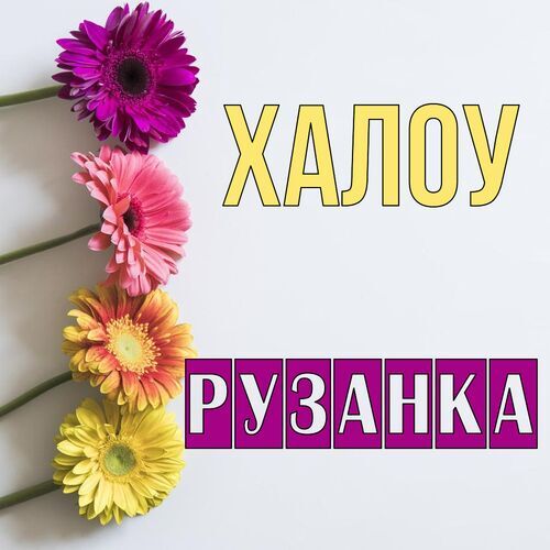 Открытка Рузанка Халоу