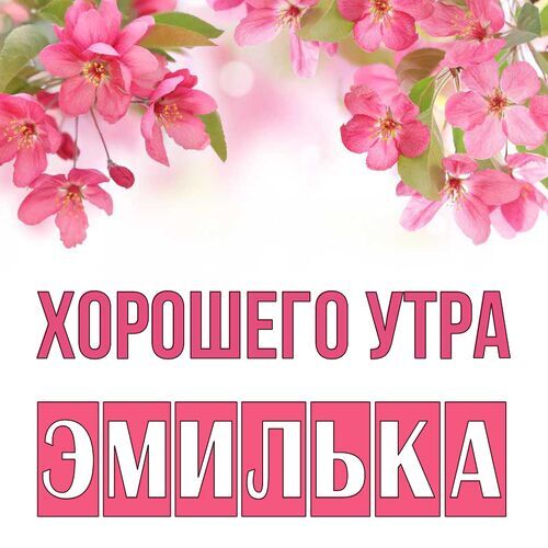 Открытка Эмилька Хорошего утра