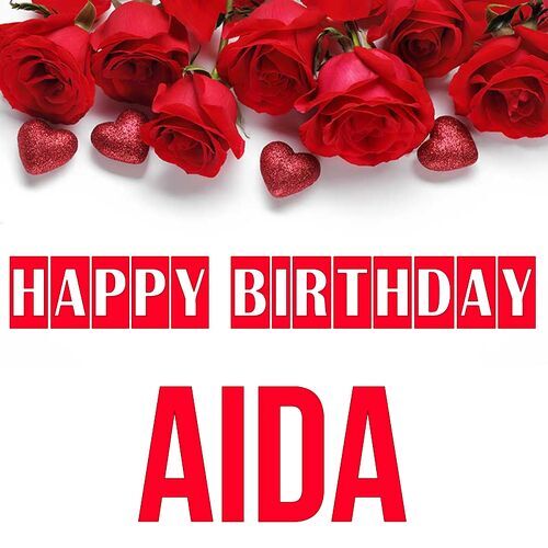 Открытка Aida Happy birthday