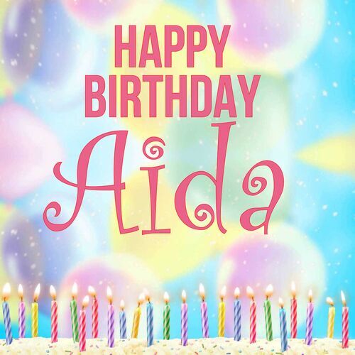 Открытка Aida Happy birthday