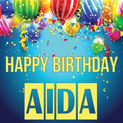 Открытка Aida Happy birthday