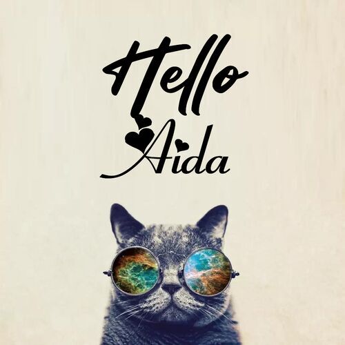 Открытка Aida Hello