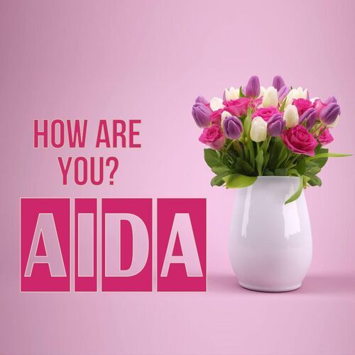 Открытка Aida How are you?