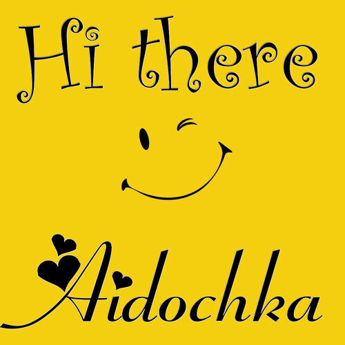 Открытка Aidochka Hi there