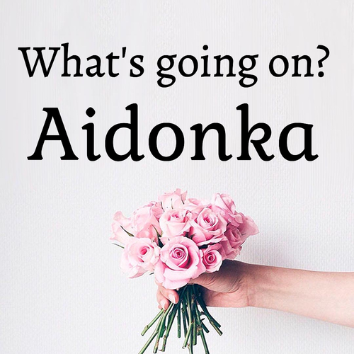 Открытка Aidonka What