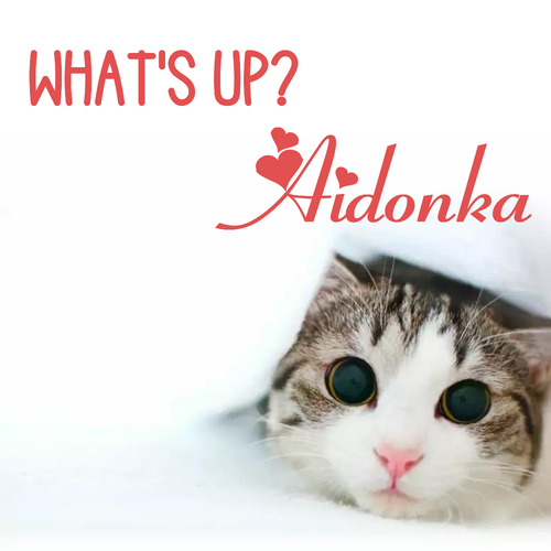 Открытка Aidonka What