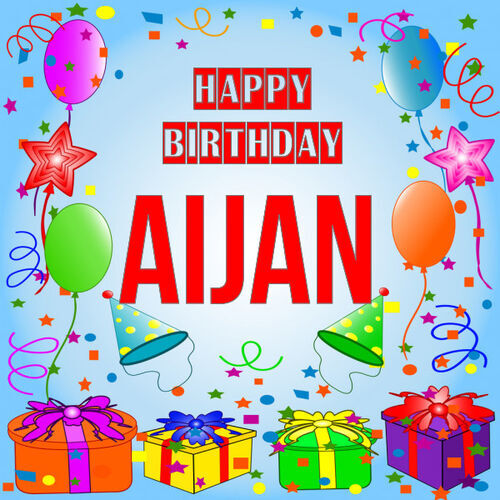 Открытка Aijan Happy birthday