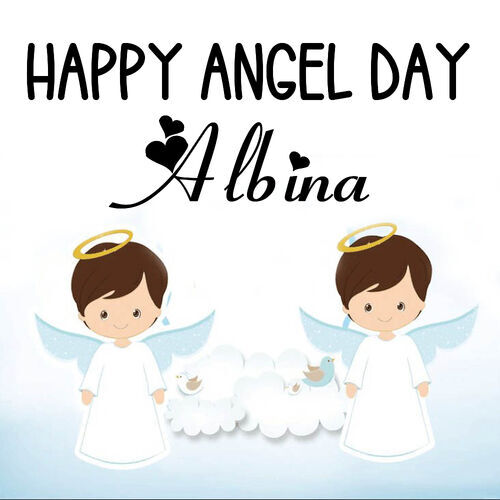 Открытка Albina Happy angel day