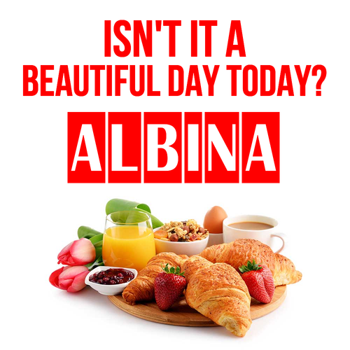 Открытка Albina Isn