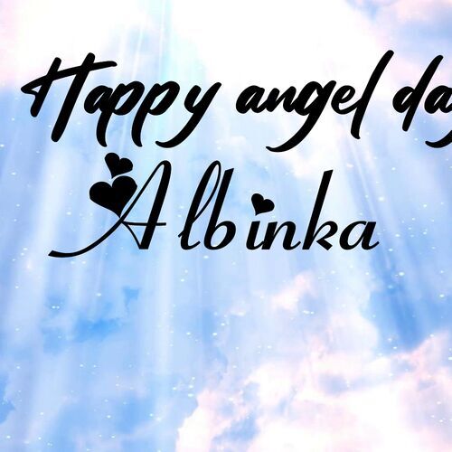 Открытка Albinka Happy angel day