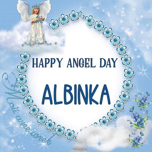 Открытка Albinka Happy angel day