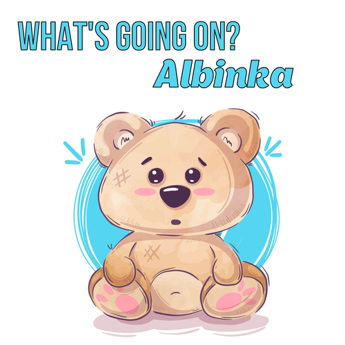 Открытка Albinka What