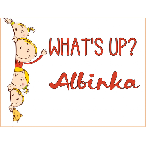 Открытка Albinka What