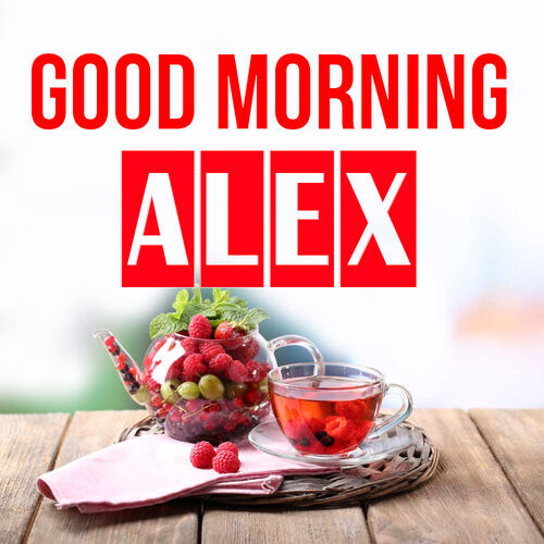 Открытка Alex Good morning