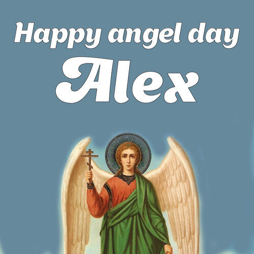 Открытка Alex Happy angel day