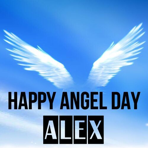 Открытка Alex Happy angel day