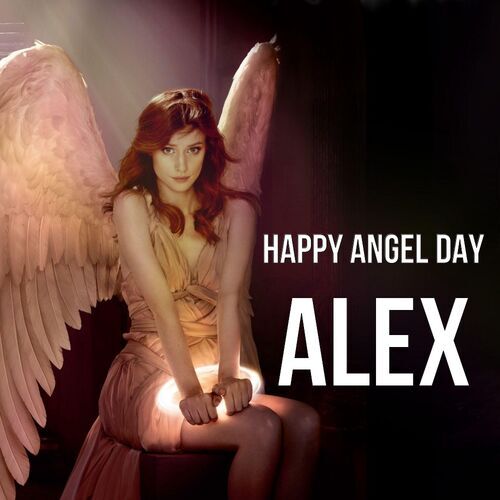 Открытка Alex Happy angel day