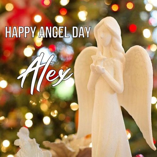 Открытка Alex Happy angel day