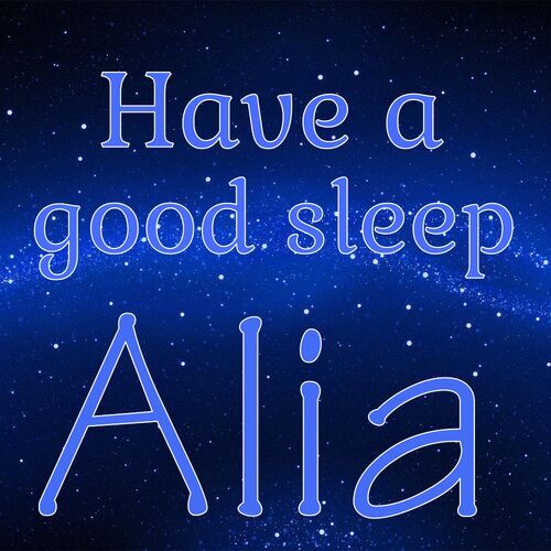 Открытка Alia Have a good sleep