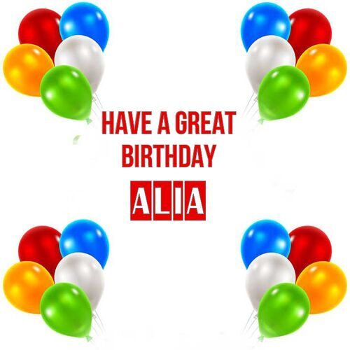 Открытка Alia Have a great birthday