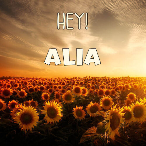 Открытка Alia Hey!