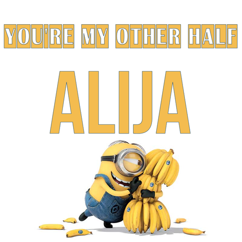 Открытка Alija You