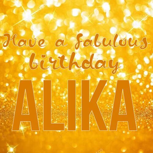 Открытка Alika Have a fabulous birthday