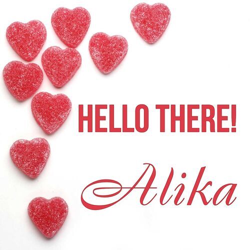 Открытка Alika Hello there!