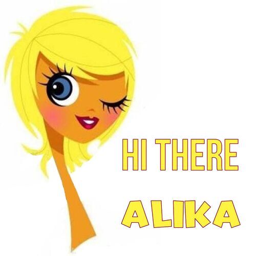 Открытка Alika Hi there