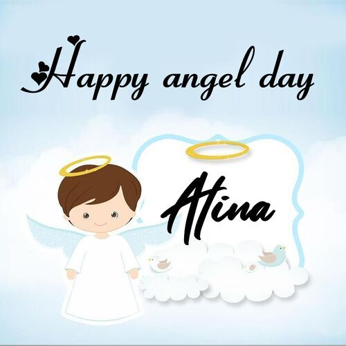 Открытка Alina Happy angel day