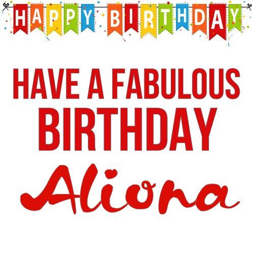 Открытка Aliona Have a fabulous birthday