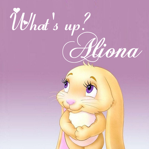 Открытка Aliona What