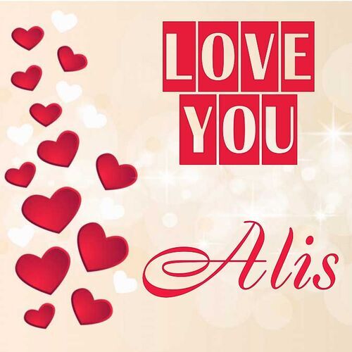 Открытка Alis Love you