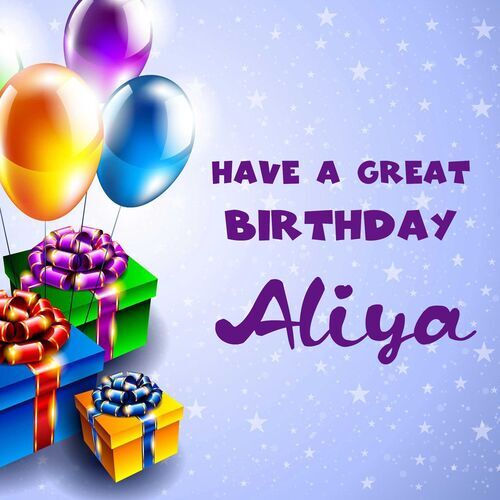 Открытка Aliya Have a great birthday