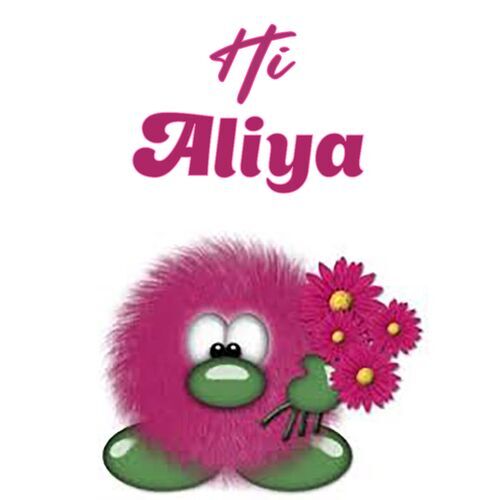 Открытка Aliya Hi