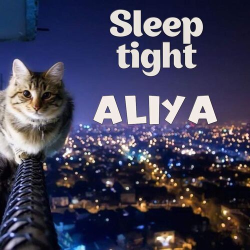 Открытка Aliya Sleep tight