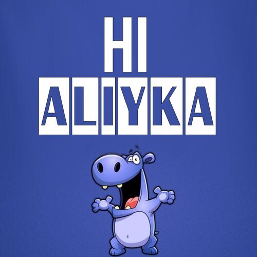 Открытка Aliyka Hi